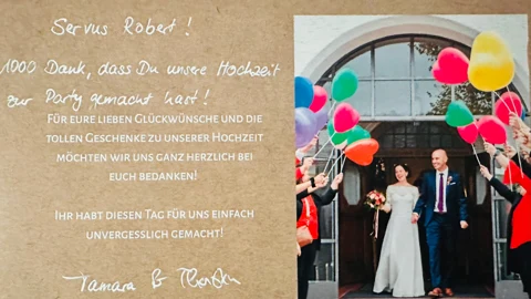Persönliche Dankeskarte an Robert James Perkins