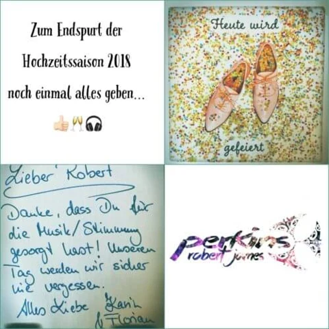 Persönliche Dankeskarte an Robert James Perkins
