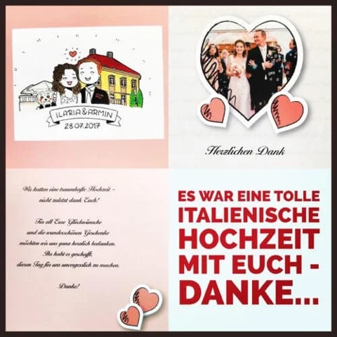 Persönliche Dankeskarte an Robert James Perkins