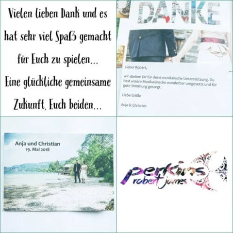 Persönliche Dankeskarte an Robert James Perkins