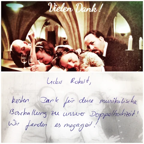 Persönliche Dankeskarte an Robert James Perkins