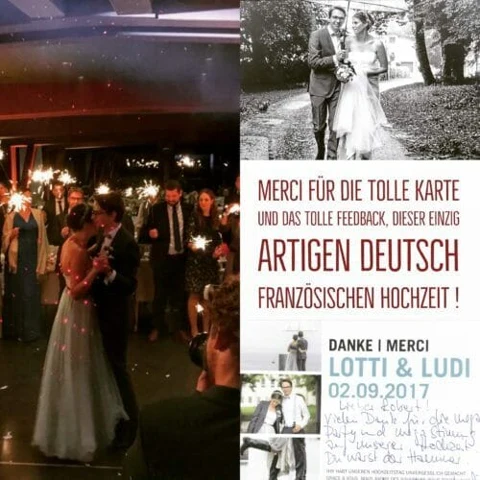 Persönliche Dankeskarte an Robert James Perkins